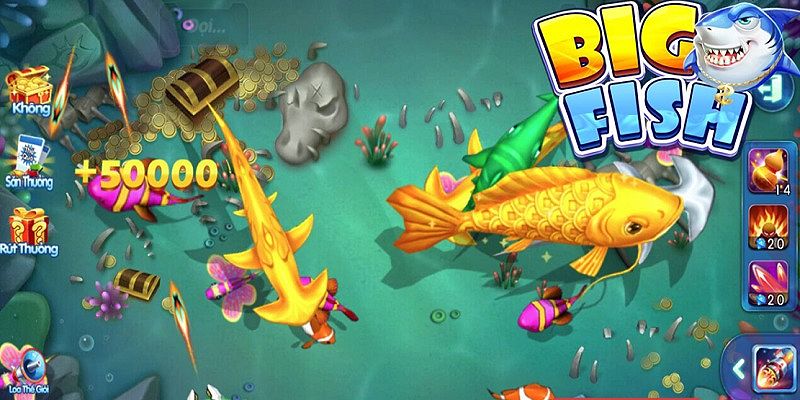 Gameplay hấp dẫn trong Big Fish Bắn Cá